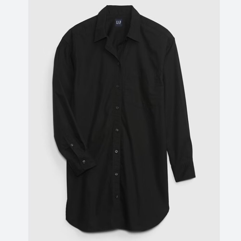 Gap Weekend Tunic Button Down Shirt - image 6